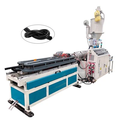 Machine d'extrusion de tuyaux ondulés à paroi simple